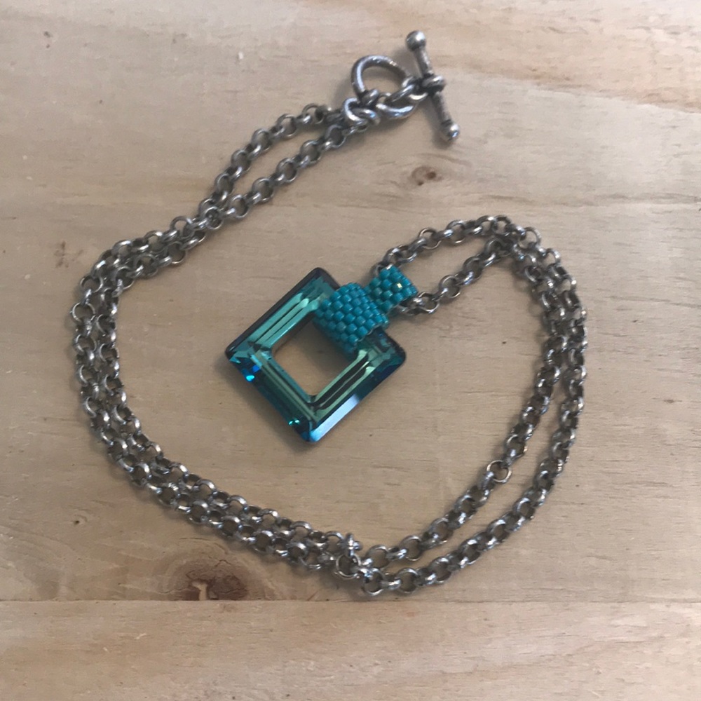 Blue necklace